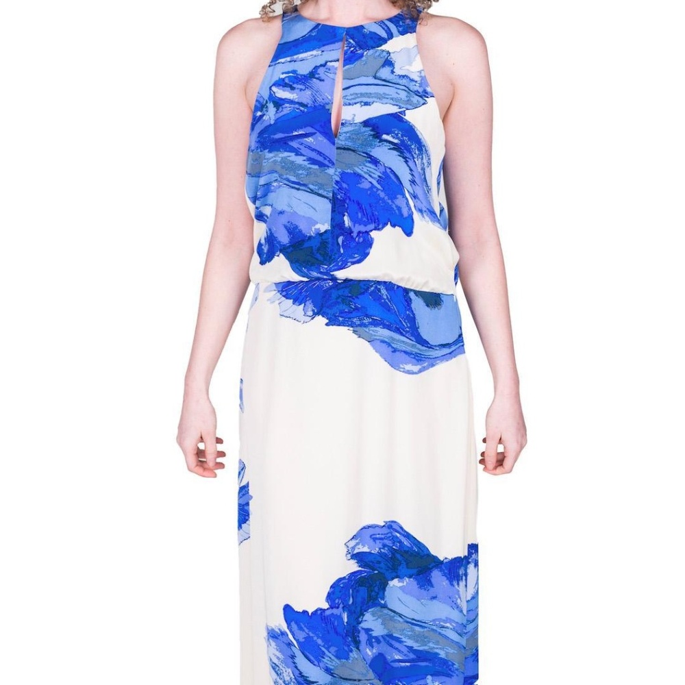 Tibi Blue Blossoms